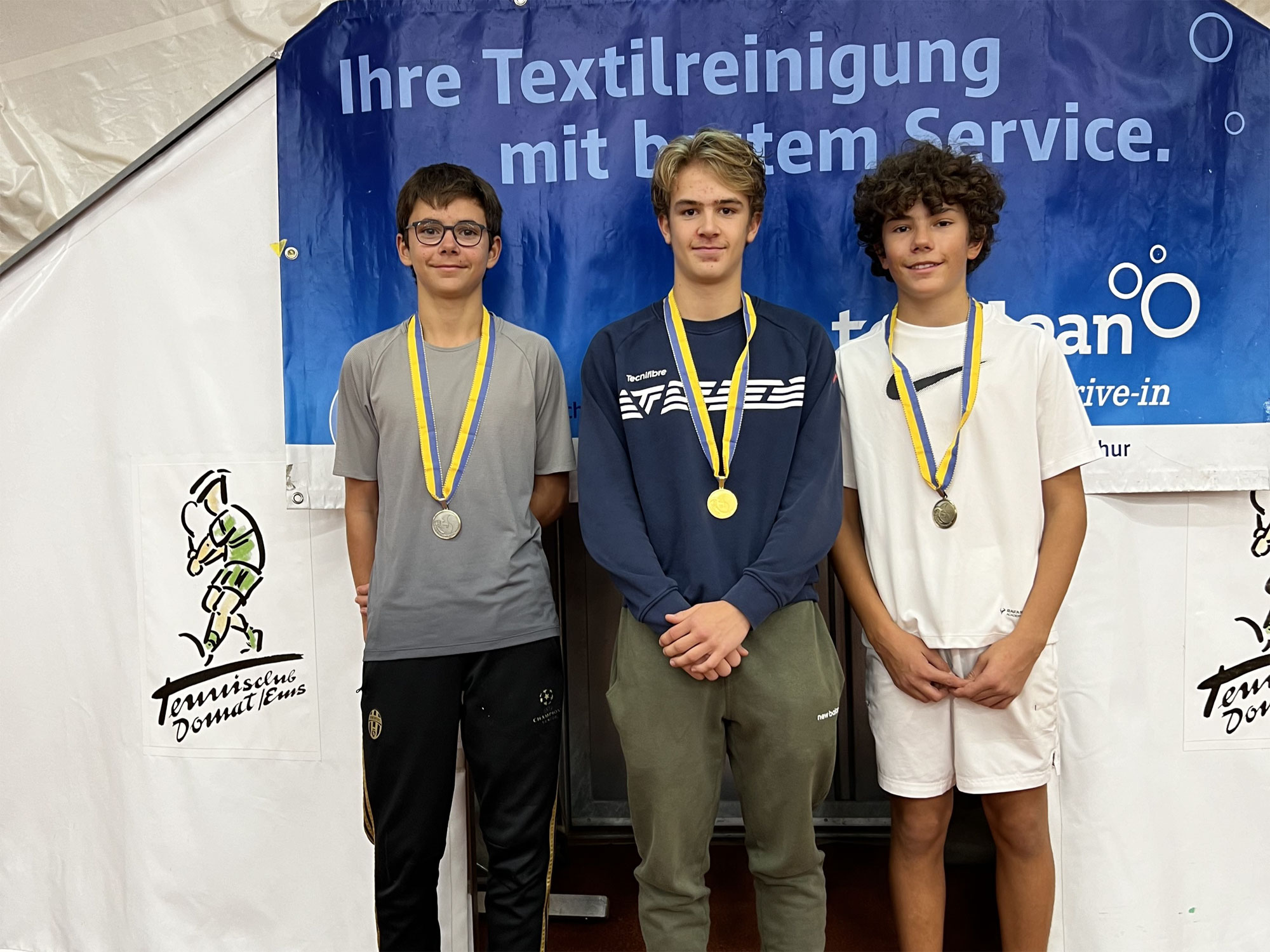 MS 14&U: Liam Giger (2.), Fabio Sprecher (1.), Rafael Krasnic (3.)